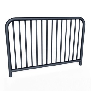 Bariera Drogowa U11a 200x150(110) Szczeblinkowa - fi 60,3 fi 48,3 -Do Wbetonowania, Antracyt   