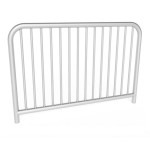Bariera Drogowa U11a 200x150(110) Szczeblinkowa - fi 60,3 fi 48,3 - Do Wbetonowania, Ocynk Ogniowy  