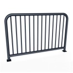 Bariera Drogowa U11a 150x110 Szczeblinkowa - fi 60, 3 fi 48,3 - Przykręcana, Antracyt  