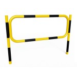 Bariera Drogowa 200x150(110) Typ Olsztyński - Do Wbetonowania, Żółta z Czarnymi Pasami  