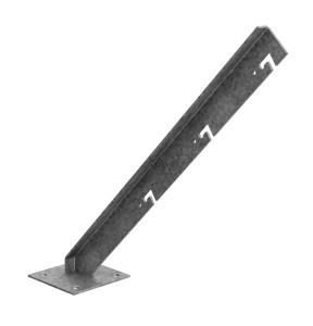 Wysięgnik ukośny z płaską stopką 40x18x3 mm