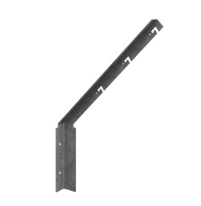 Wysięgnik ukośny 30×30×3 mm bez nasadki – odkos przedłużony