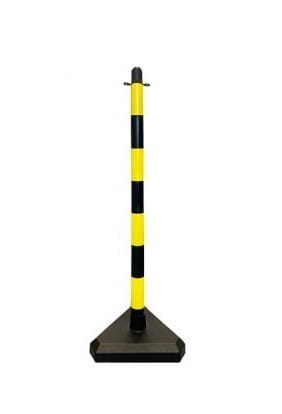 slupek-plastikowy-zolto-czarny-wys-90-cm-scv-podstawa-betonowa.jpg