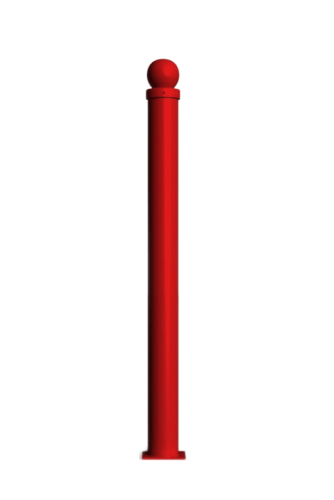 słupek czerwony z kulą 76,1 mm.png