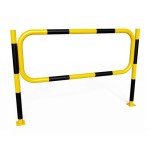 Bariera Drogowa 150x110 Typ Olsztyński - Przykręcana, Żółta z Czarnymi Pasami 