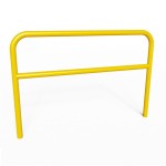 Bariera Drogowa z Poprzeczką 200x150(110) - Do Wbetonowania, Żółta